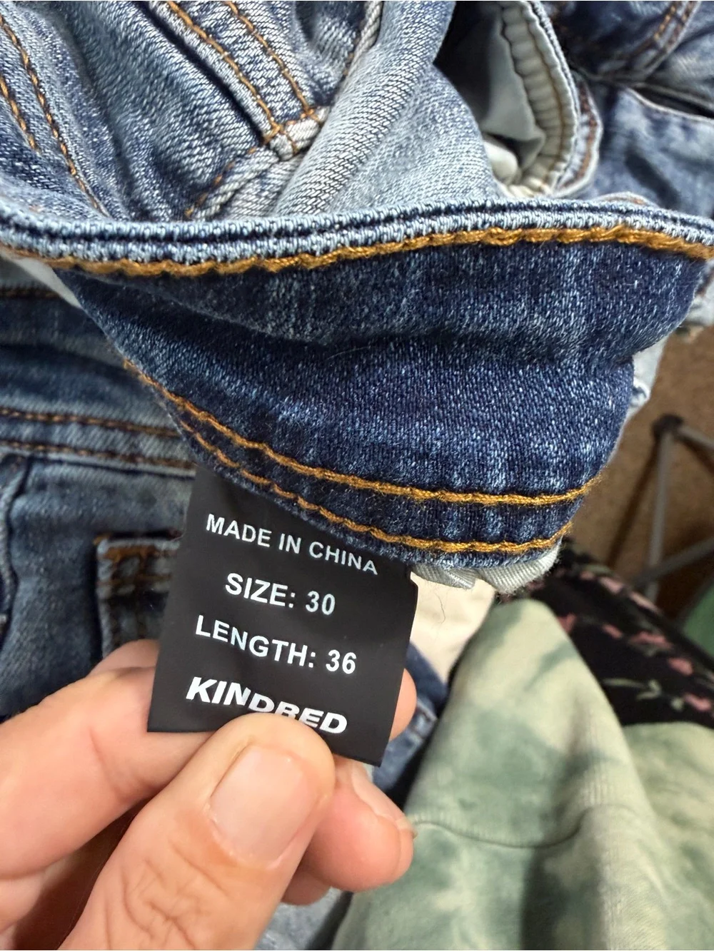 Men's Stacked Cargo Jeans with Washed Distress